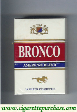 Bronco cigarettes American Blend USA